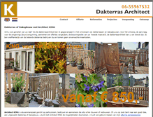 Tablet Screenshot of dakterrasarchitect.nl